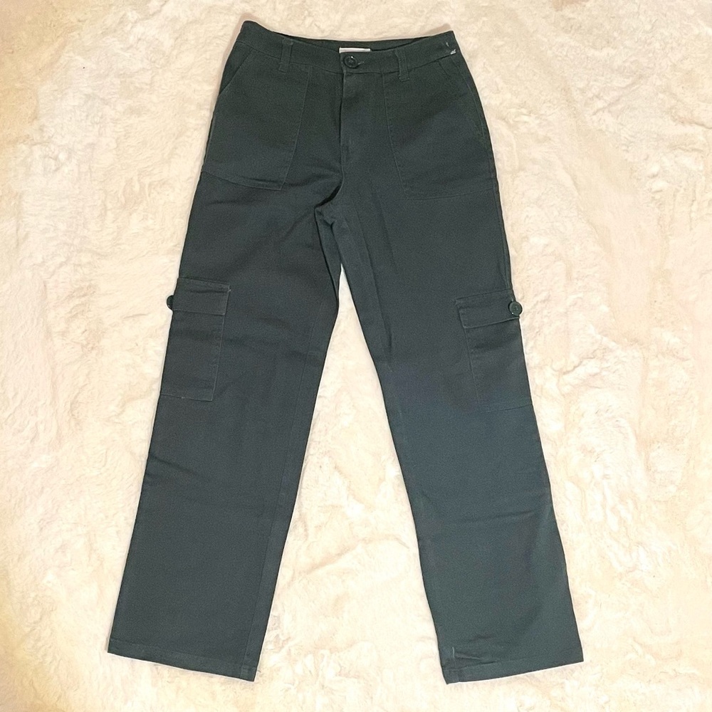 Dark green cargo pants